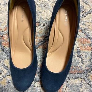 Easy Spirit Women's Dark Blue Flats